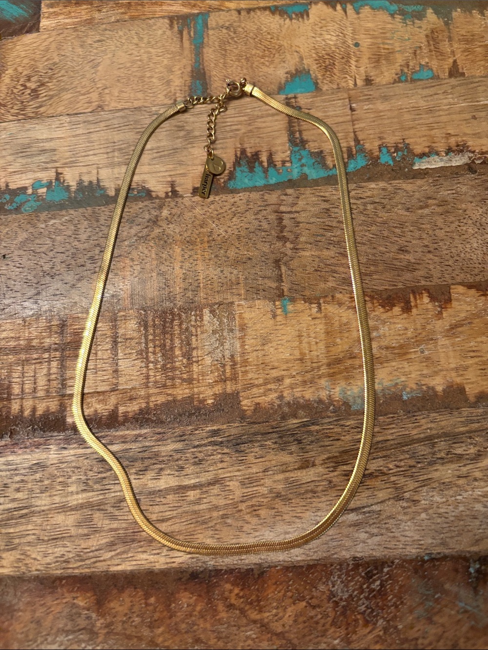 Hey Harper Women’s Nassau Gold Choker 13.78” MSRP $74